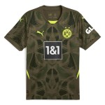 Günstige Fußballtrikots Borussia Dortmund Torwart Kinder Auswärtstrikot 2024-25 Kurzarm